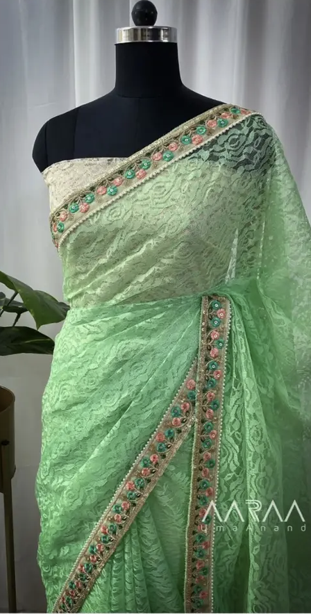 Green Saree